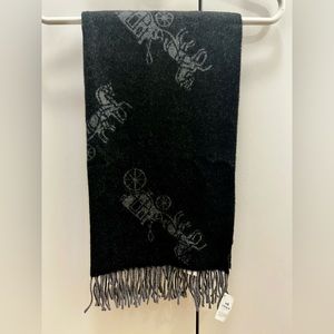 Horse And Carriage Wool/Cashmere Muffler